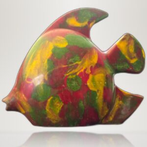 Grand Poisson Rouge & Vert — Chocolat noir ou lait